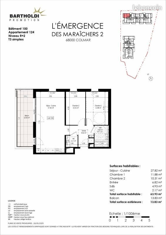 Appartement à vendre, 63m², Colmar