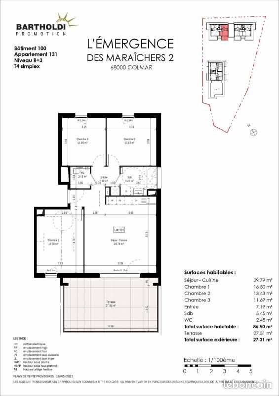 Appartement à vendre, 86m², Colmar