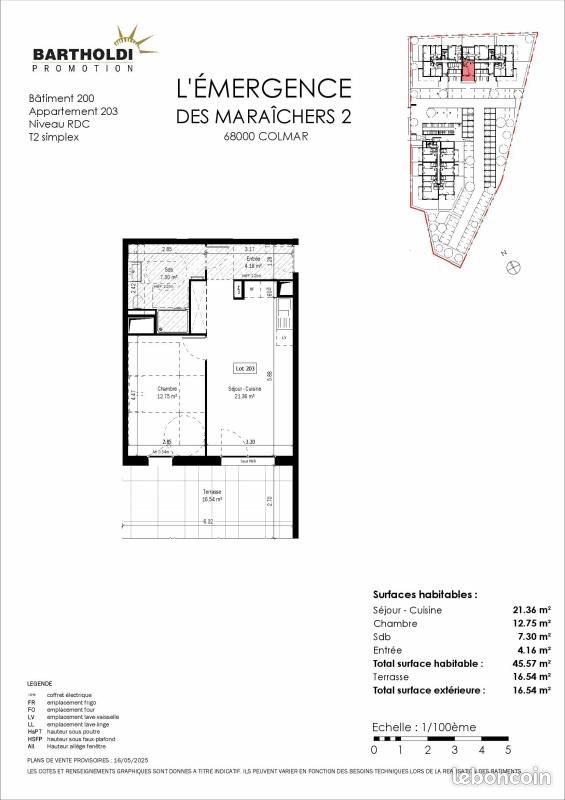 Appartement à vendre, 45m², Colmar
