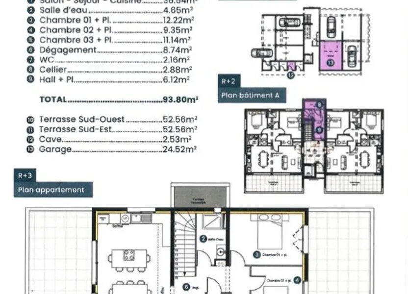 Appartement à vendre, 93m², Sainte-Marie-la-Mer