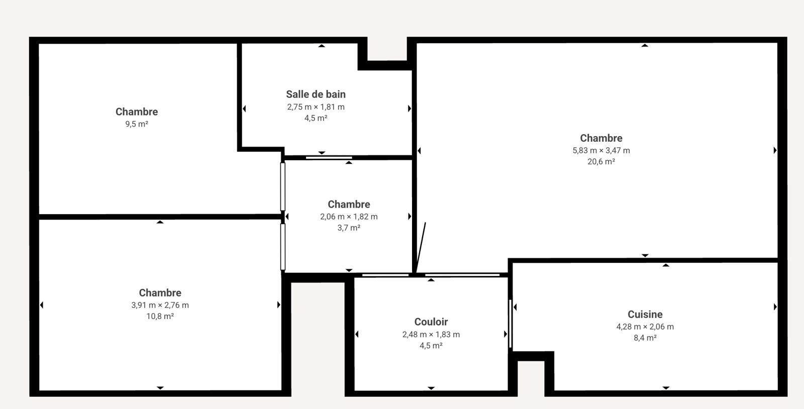 Appartement à vendre, 65m², Ozoir-la-Ferrière