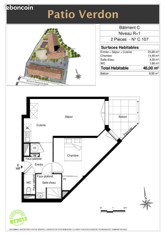 Appartement à louer, 46m², Draguignan