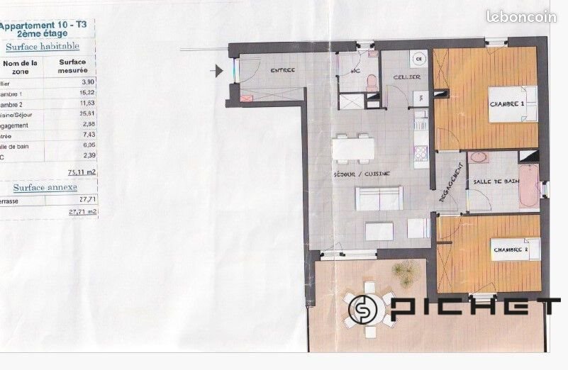 Appartement à vendre, 75m², Divonne-les-Bains