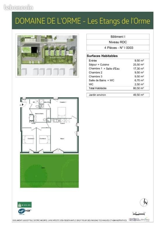 Appartement à louer, 80m², Bruyères-le-Châtel