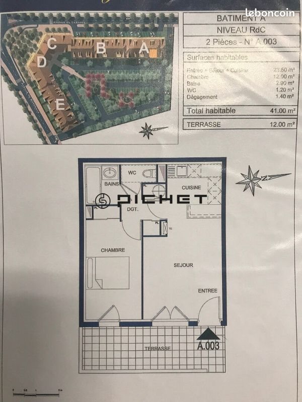 Appartement à vendre, 41m², Gujan-Mestras
