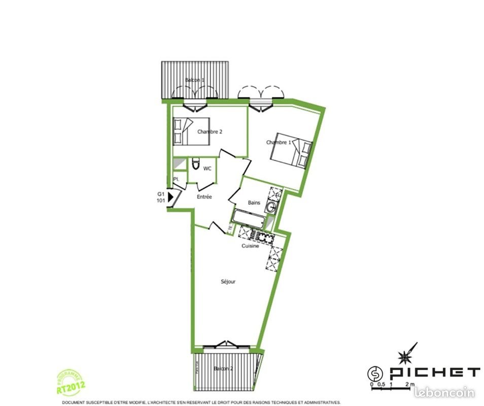 Appartement à vendre, 64m², La Teste-de-Buch