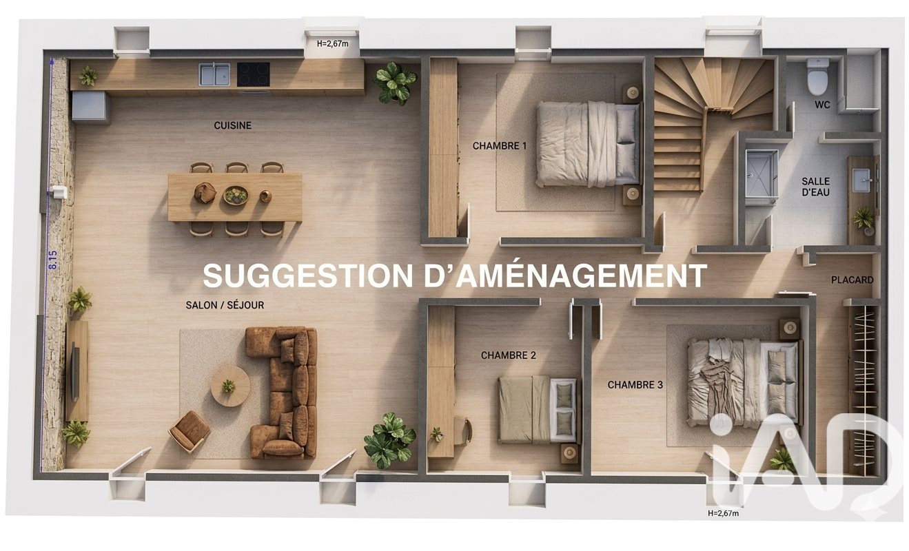 Appartement à vendre, 115m², Betton