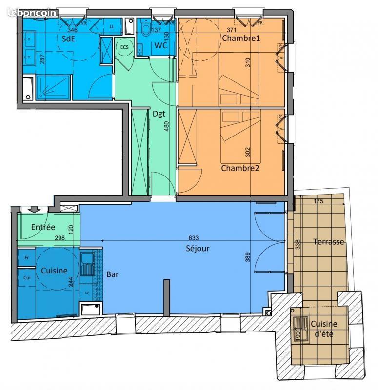 Appartement à vendre, 76m², Nîmes