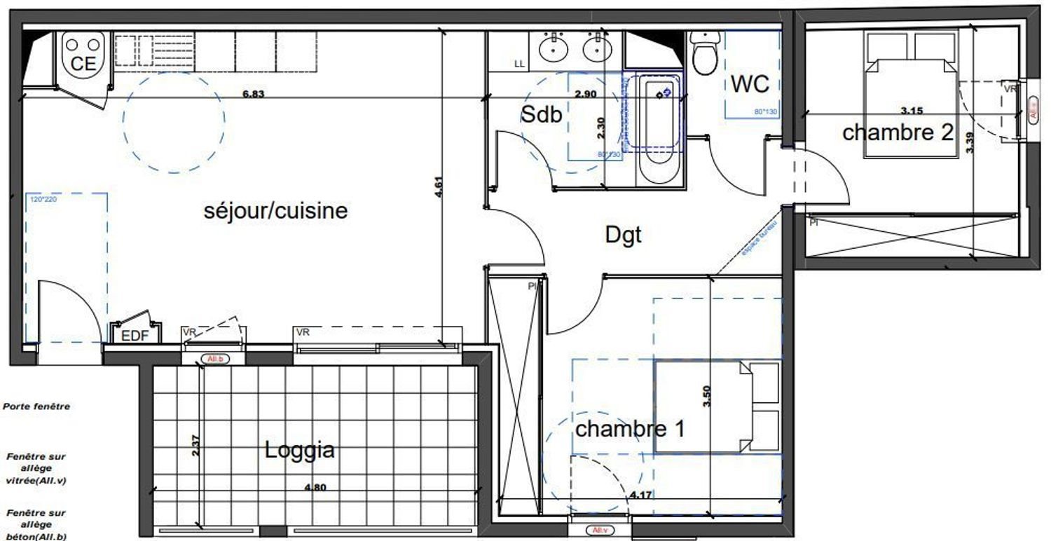 Appartement à vendre, 71m², Nîmes