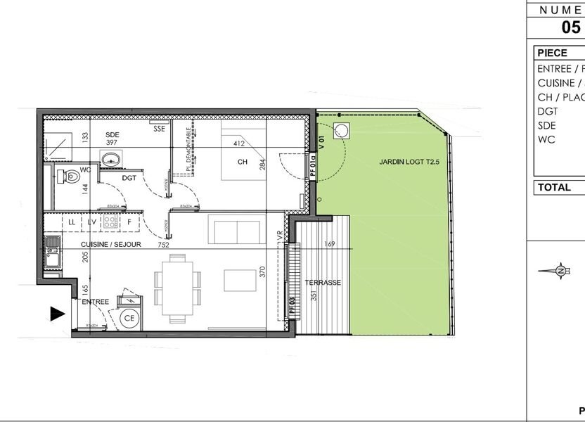 Appartement à vendre, 50m², Marguerittes