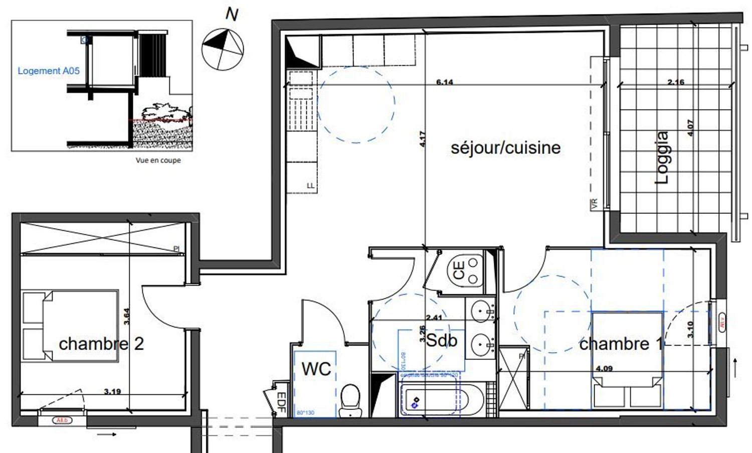 Appartement à vendre, 71m², Nîmes