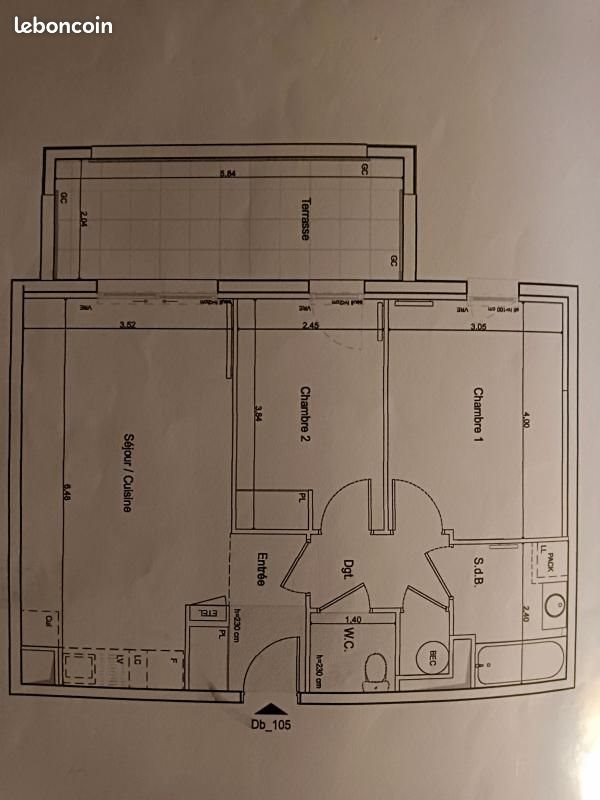 Appartement à louer, 56m², Ventabren