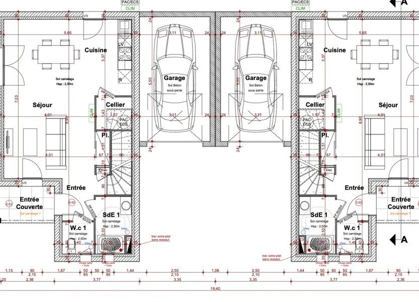 Maison à vendre, 92m², Castelginest