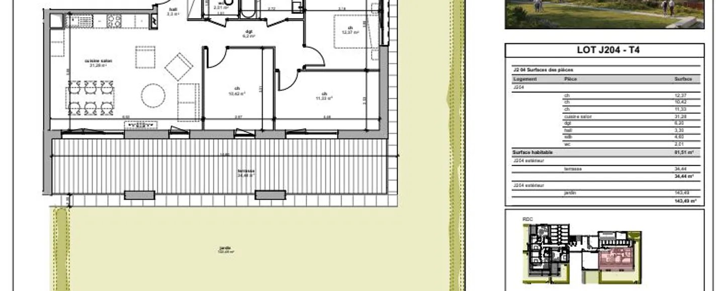 Appartement à vendre, 82m², Reichstett