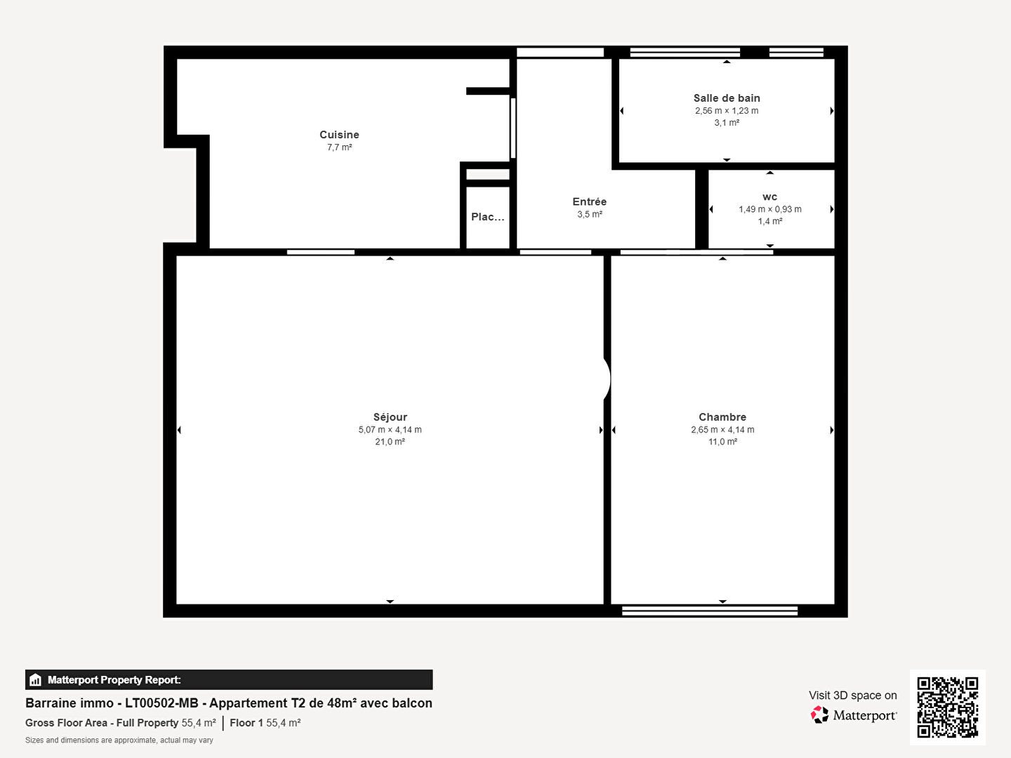 Appartement à vendre, 48m², Lorient