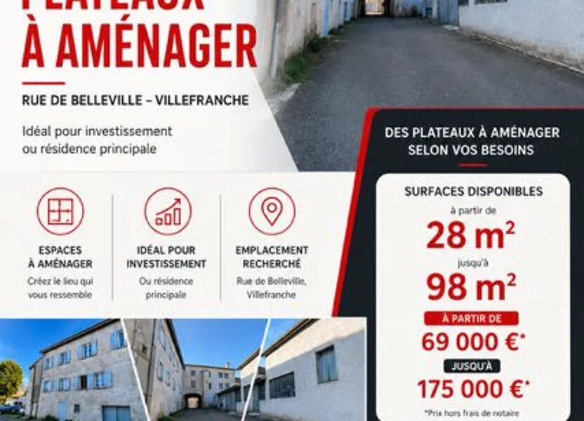 Appartement à vendre, 82m², Villefranche-sur-Saône