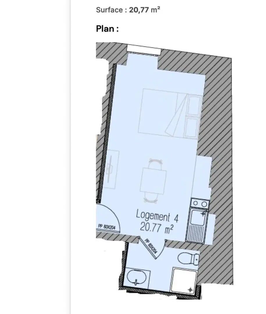 Appartement à vendre, 20m², Sarzeau