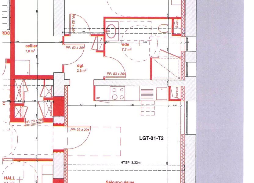 Appartement à vendre, 65m², Argentan