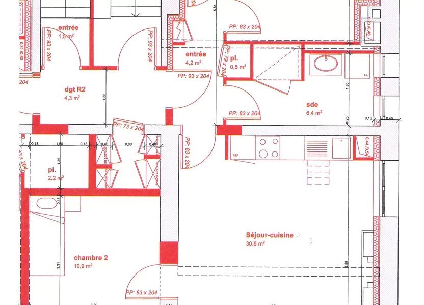 Appartement à vendre, 72m², Argentan