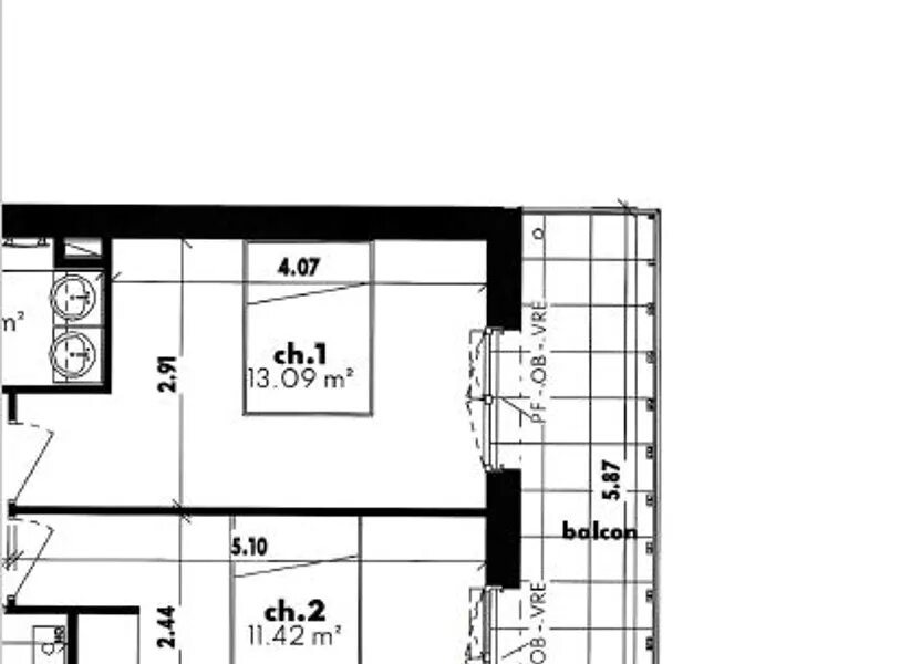 Appartement à louer, 77m², Lorient