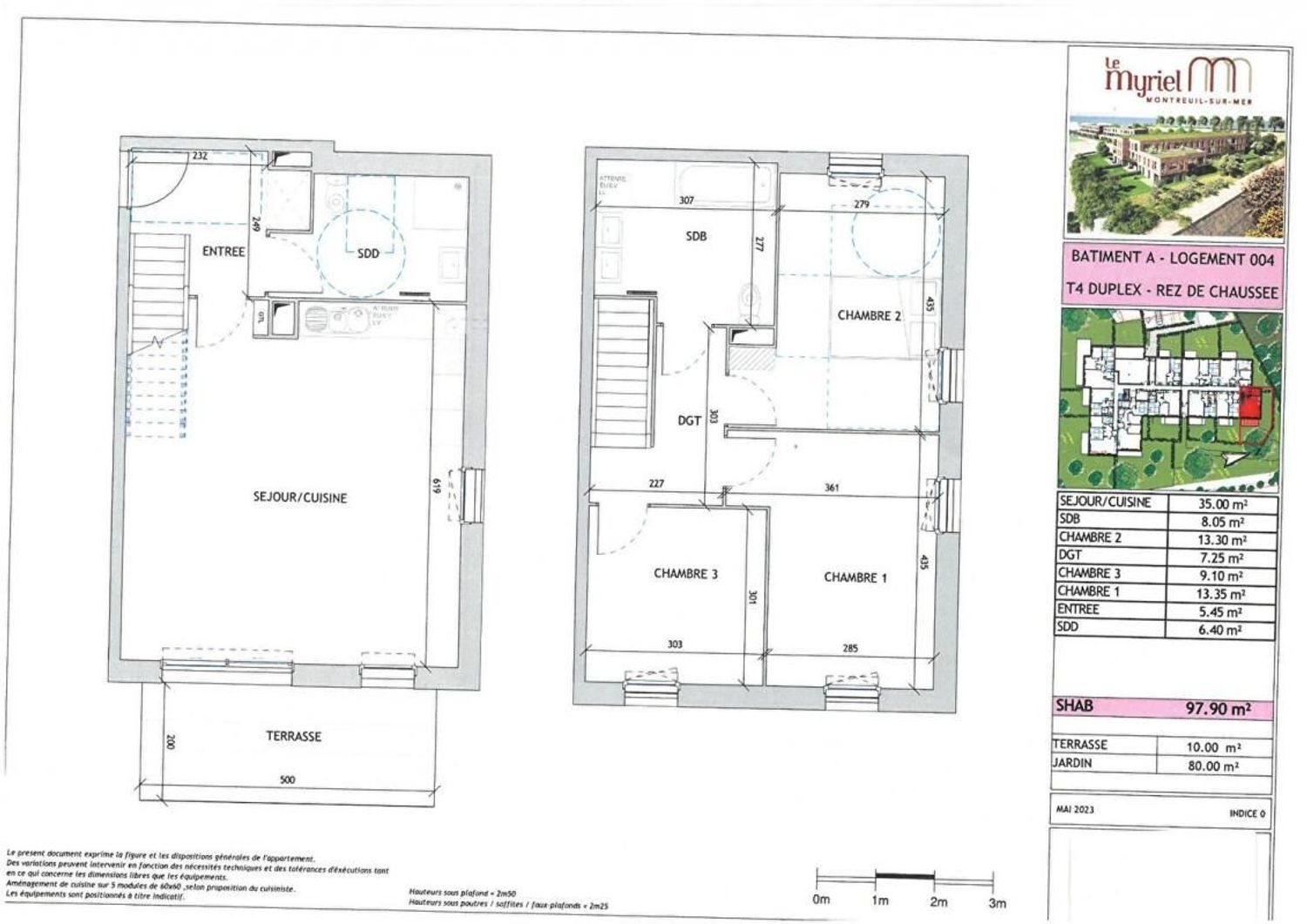 Appartement à vendre, 97m², Montreuil-sur-Mer