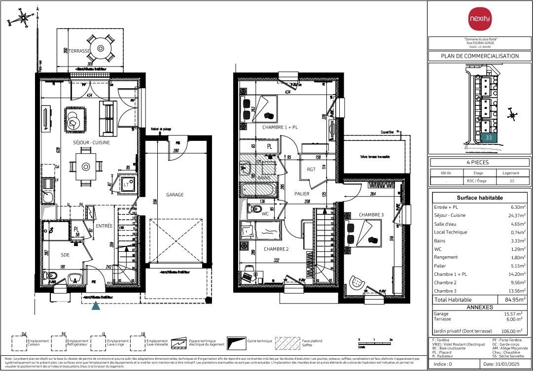 Maison à vendre, 84m², Le Havre