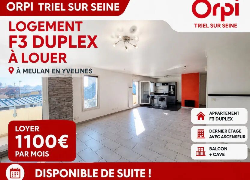 Appartement à louer, 97m², Meulan-en-Yvelines