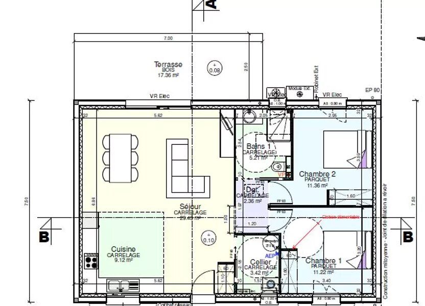 Maison à vendre, 72m², Caussade