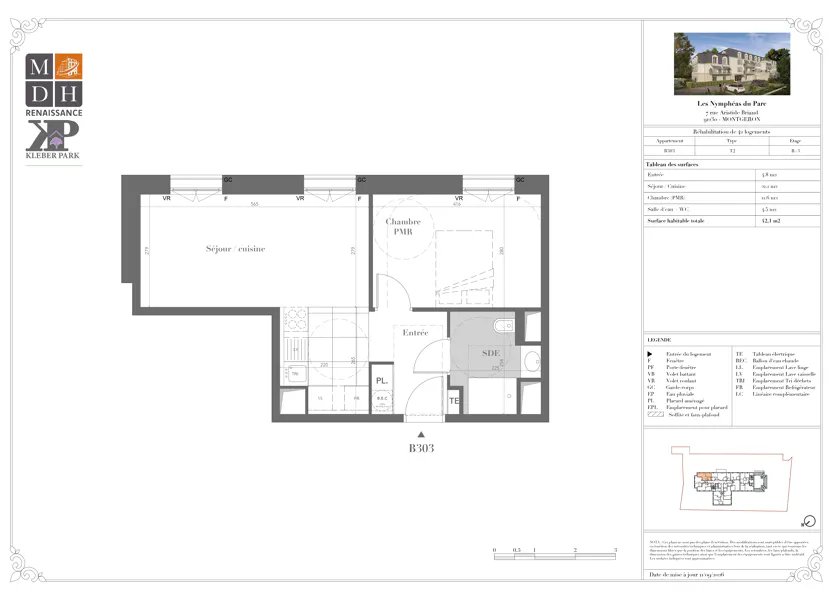 Appartement à vendre, 42m², Montgeron