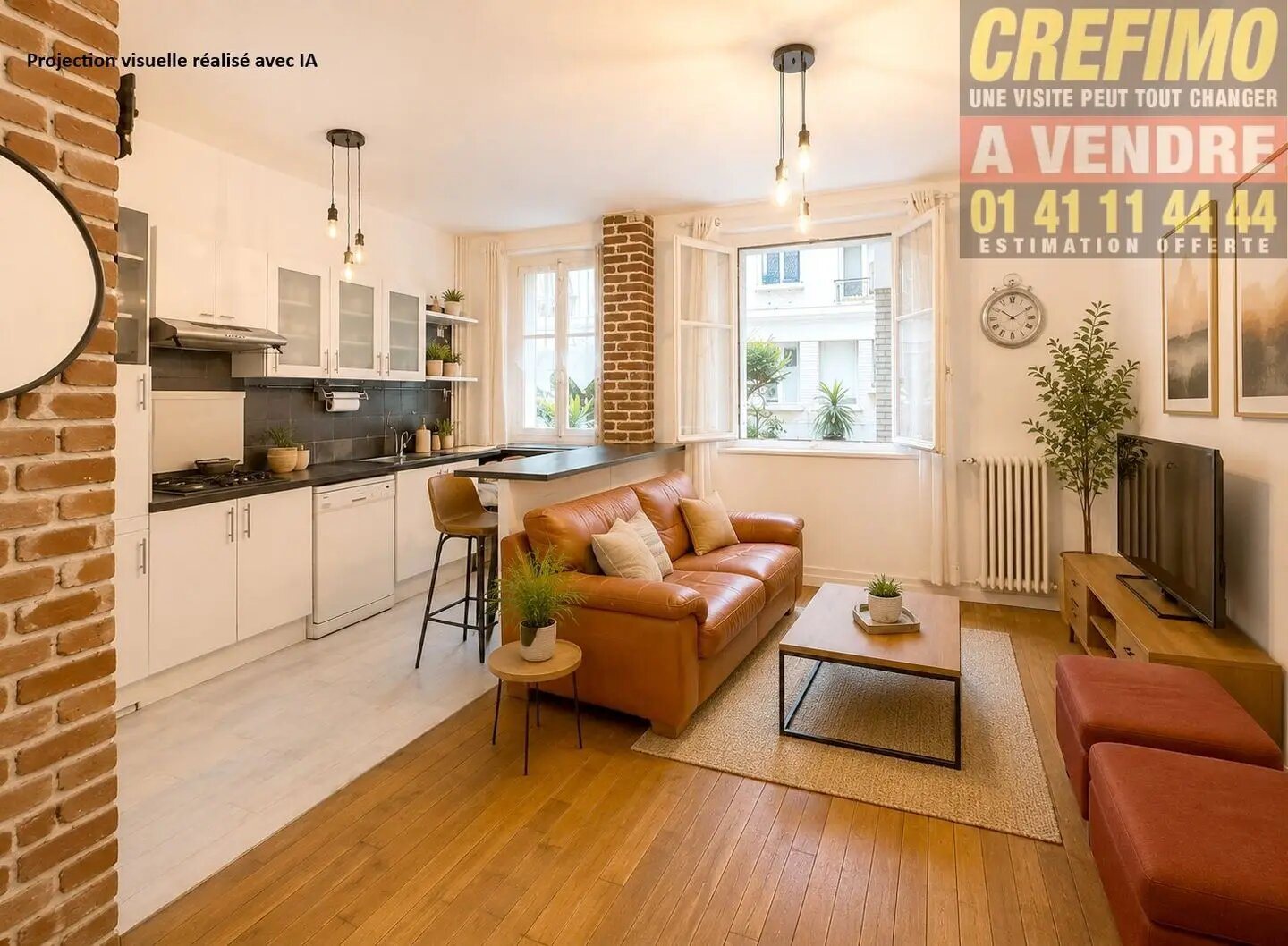 Appartement à vendre, 52m², Asnières-sur-Seine