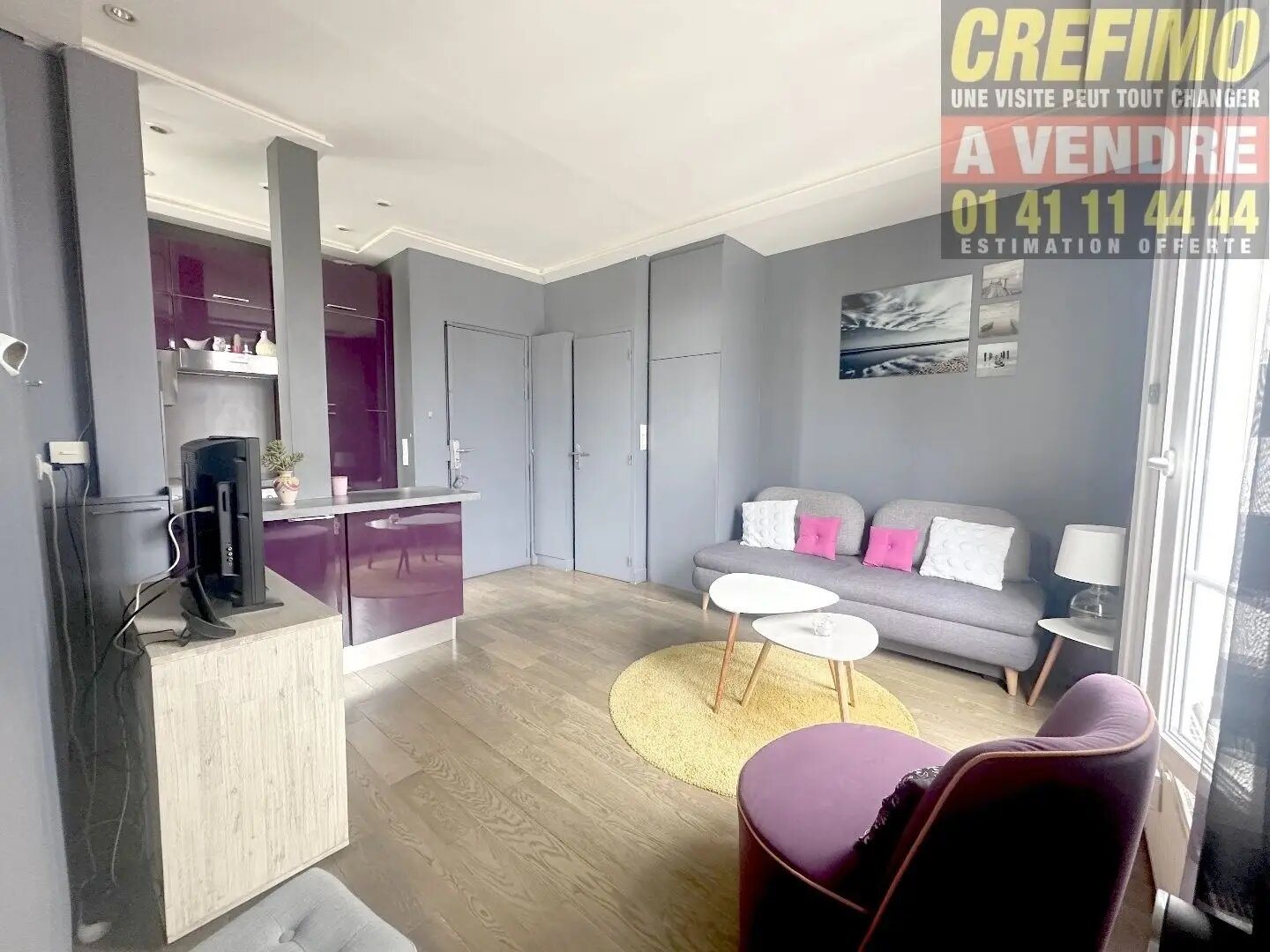 Appartement à vendre, 28m², Asnières-sur-Seine