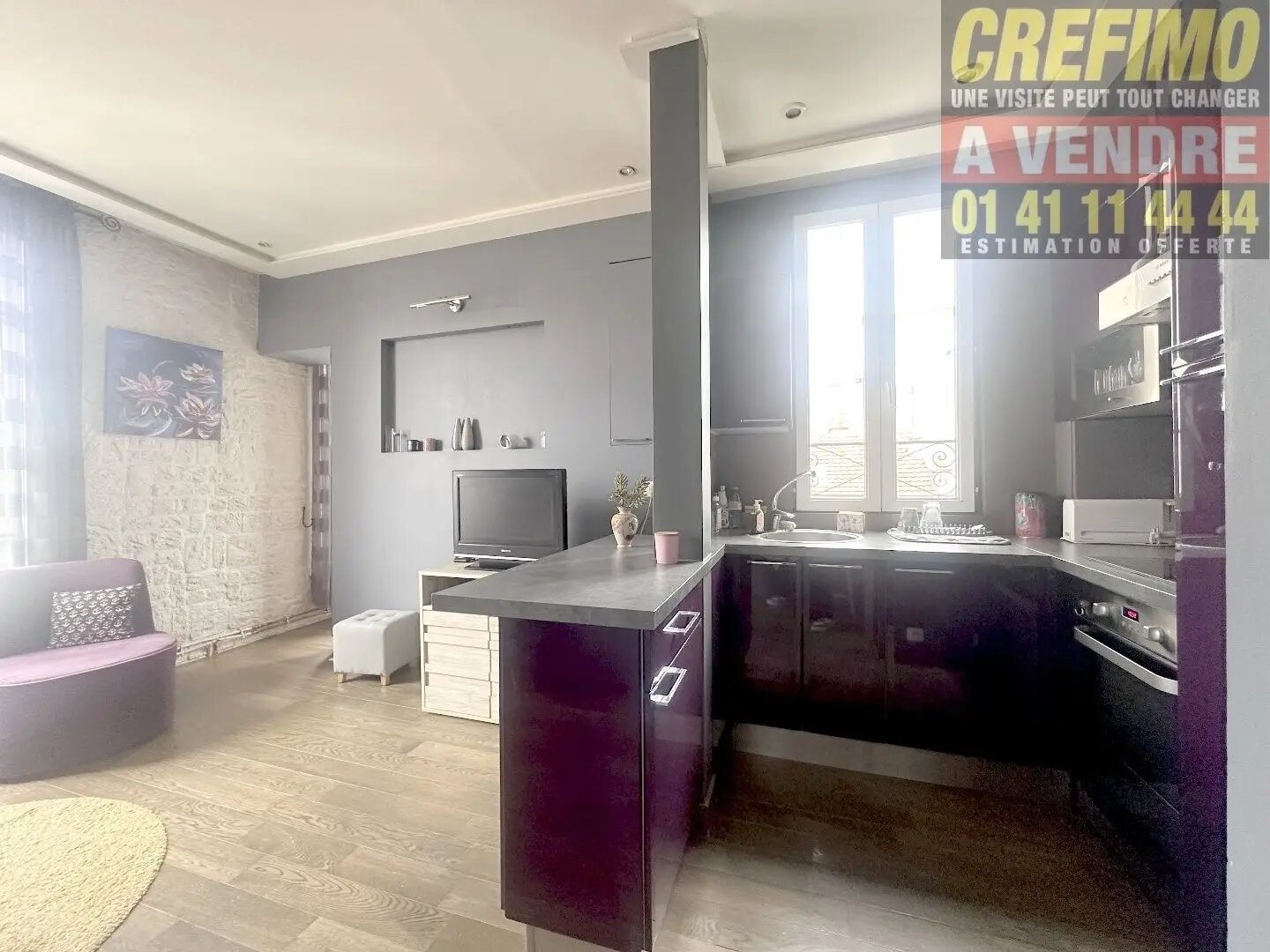Appartement à vendre, 28m², Asnières-sur-Seine