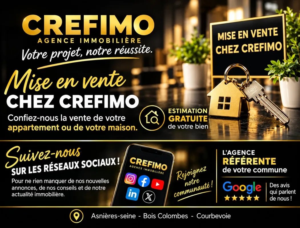 Appartement à vendre, 47m², Asnières-sur-Seine