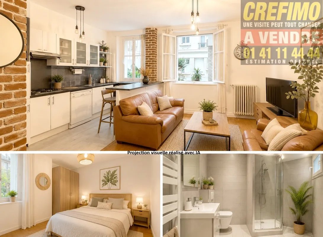 Appartement à vendre, 47m², Asnières-sur-Seine