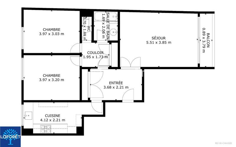 Appartement à vendre, 76m², Nanterre