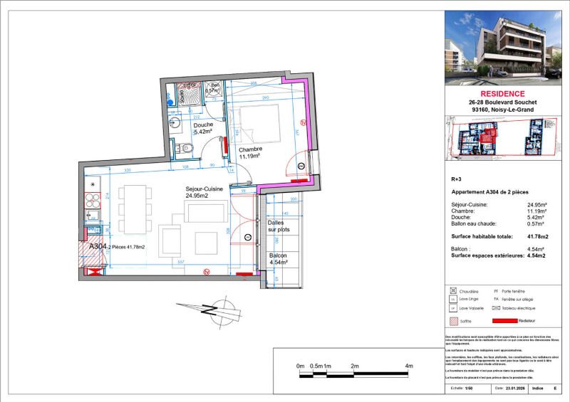 Appartement à vendre, 41m², Noisy-le-Grand