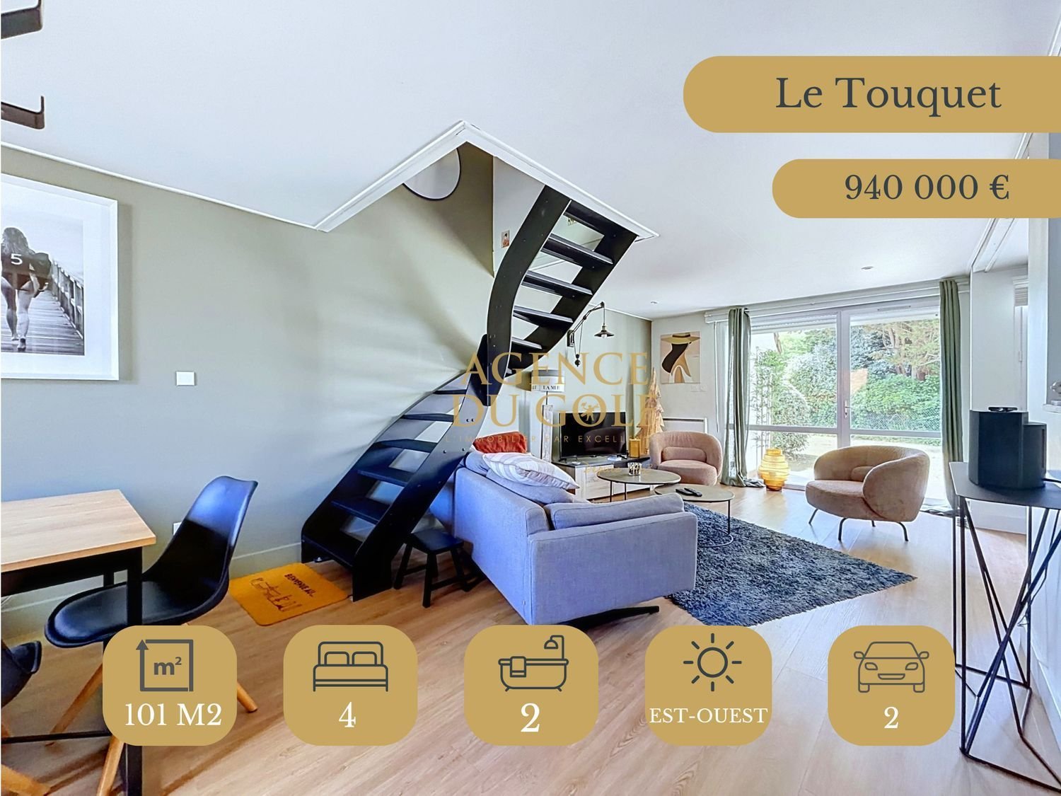 Maison à vendre, 101m², Le Touquet-Paris-Plage