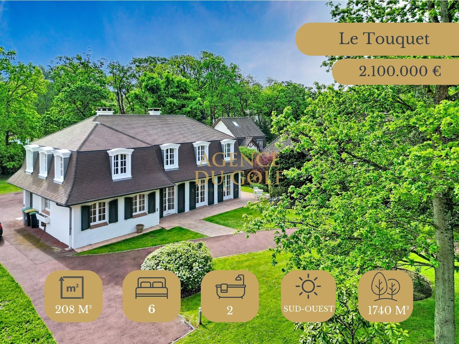 Maison à vendre, 208m², Le Touquet-Paris-Plage