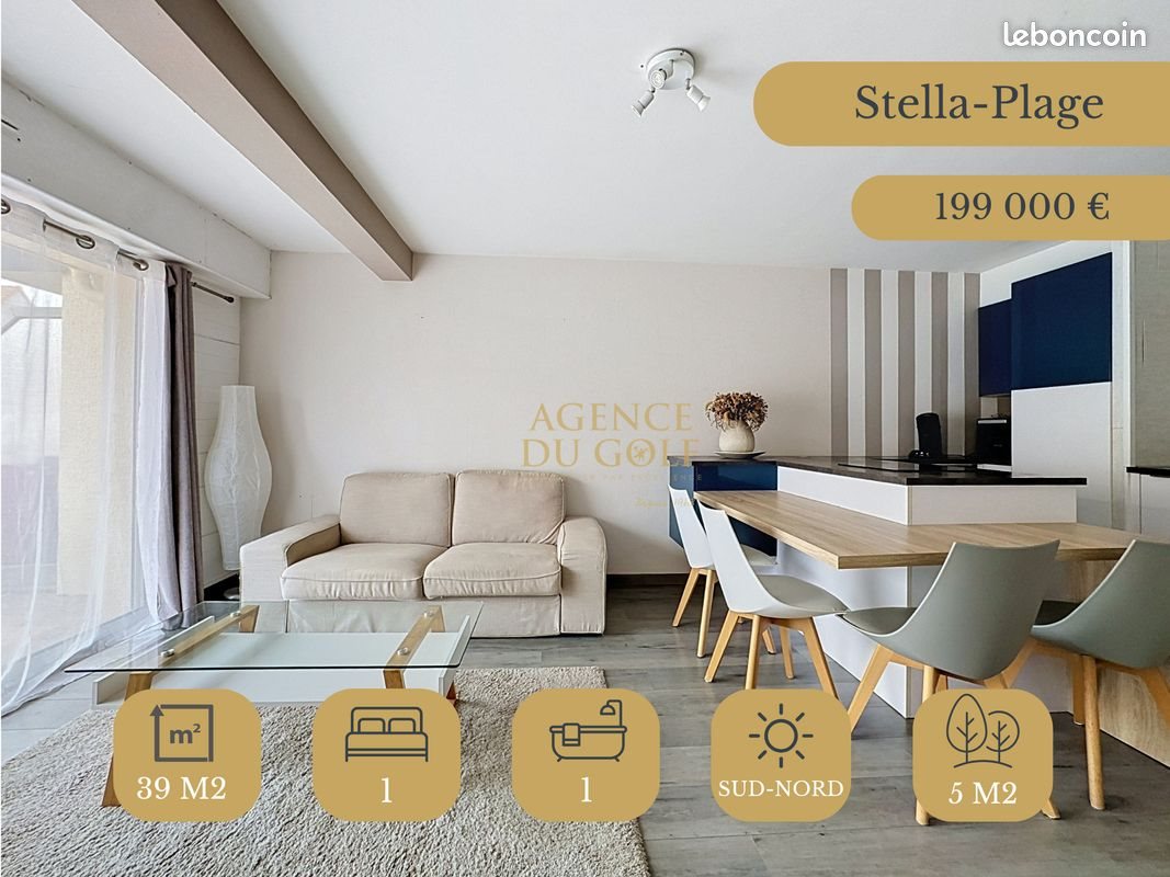 Appartement à vendre, 39m², Cucq