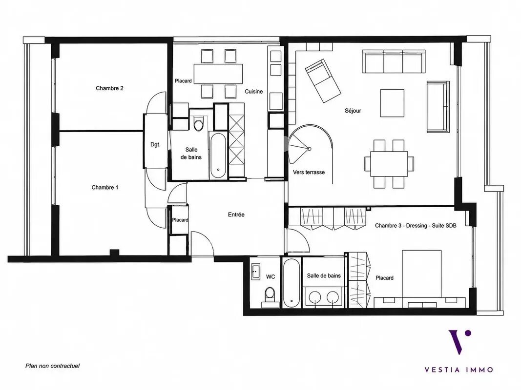 Appartement à vendre, 154m², Neuilly-sur-Seine