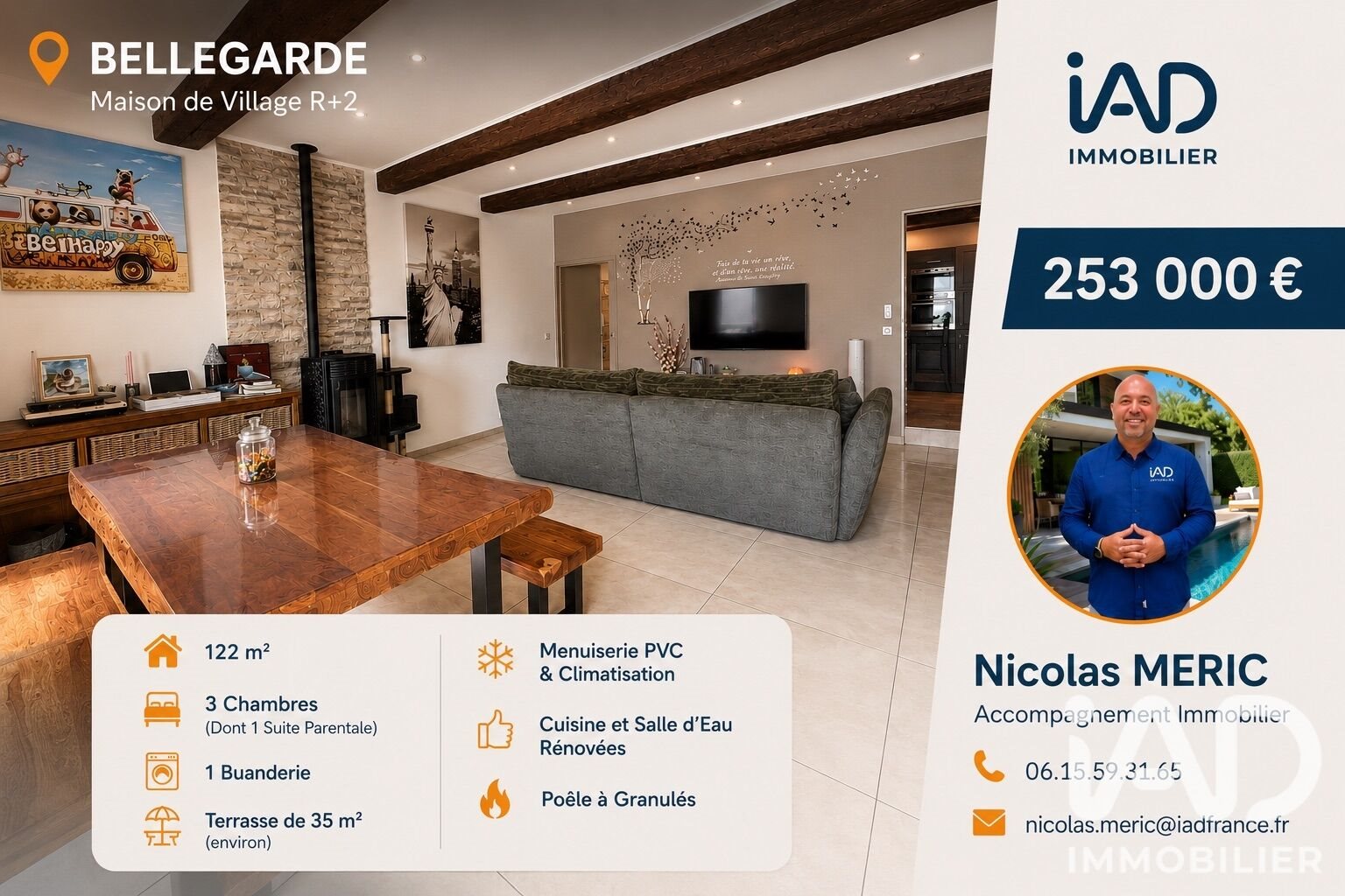Maison à vendre, 122m², Bellegarde