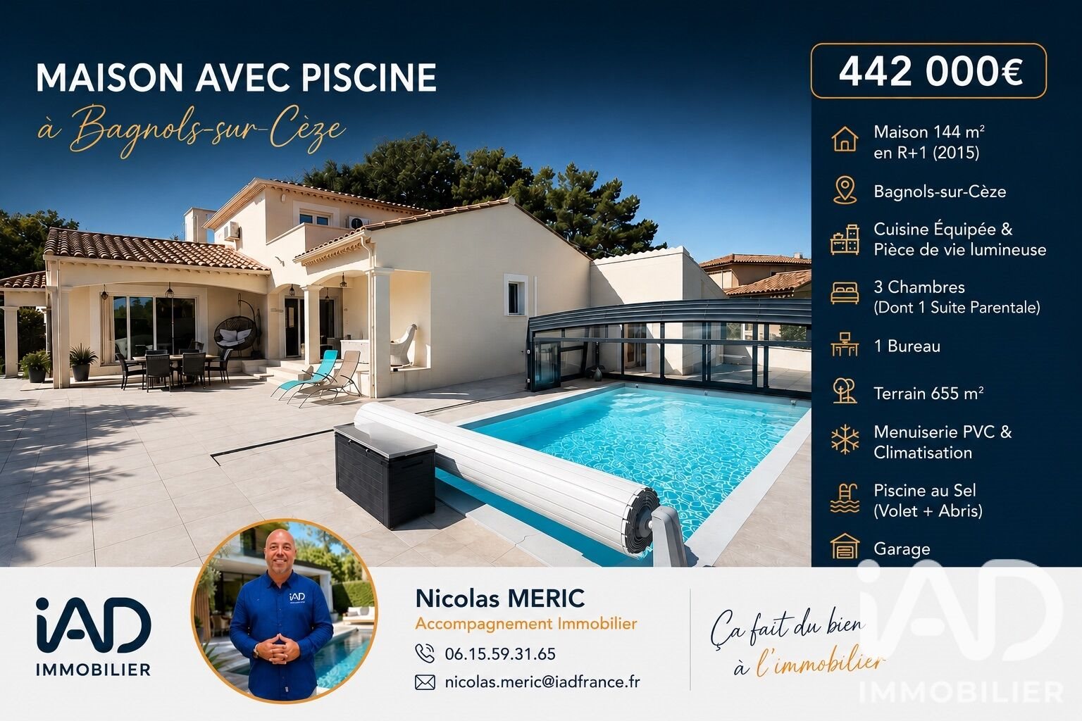 Maison à vendre, 144m², Bagnols-sur-Cèze