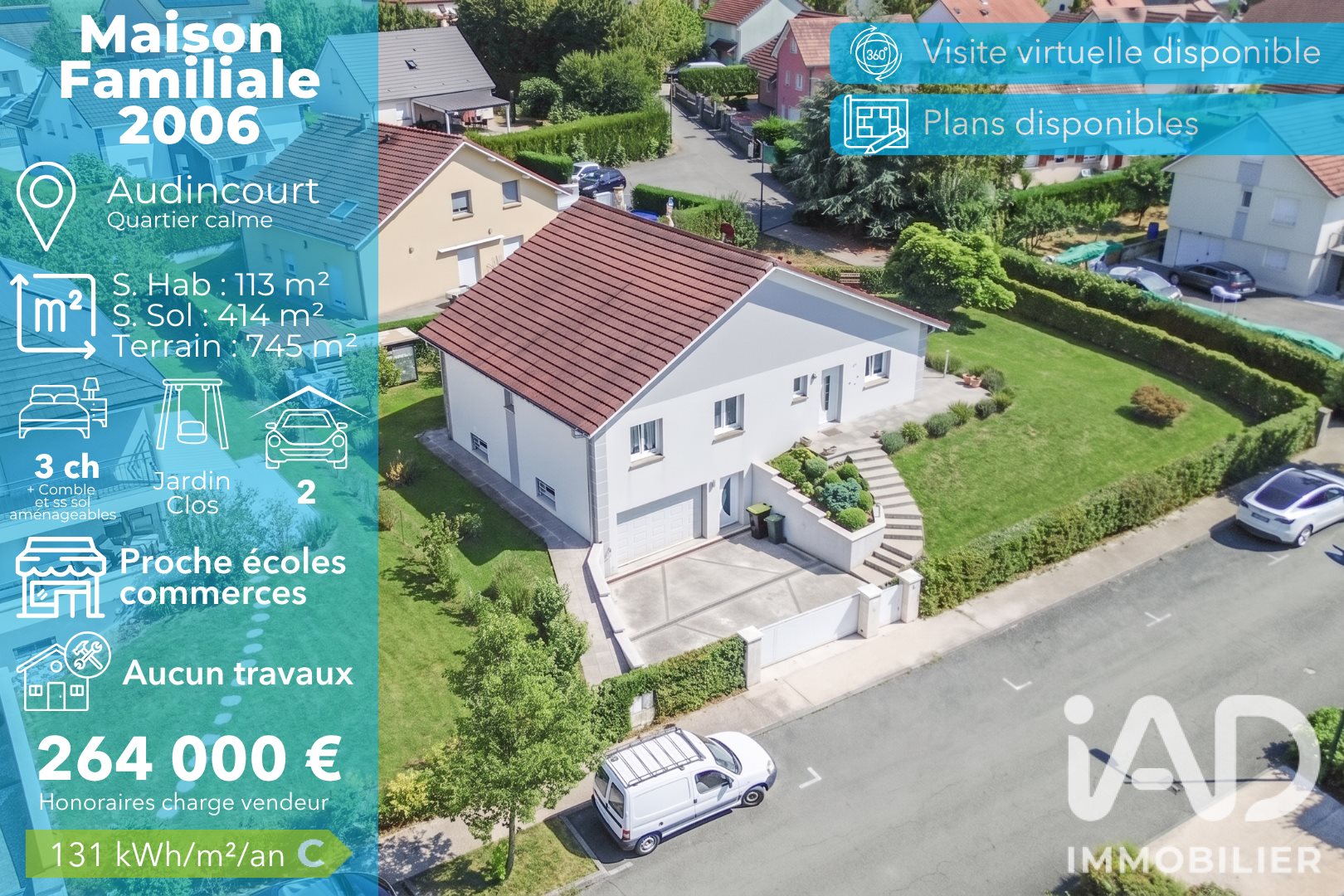 Maison à vendre, 113m², Audincourt