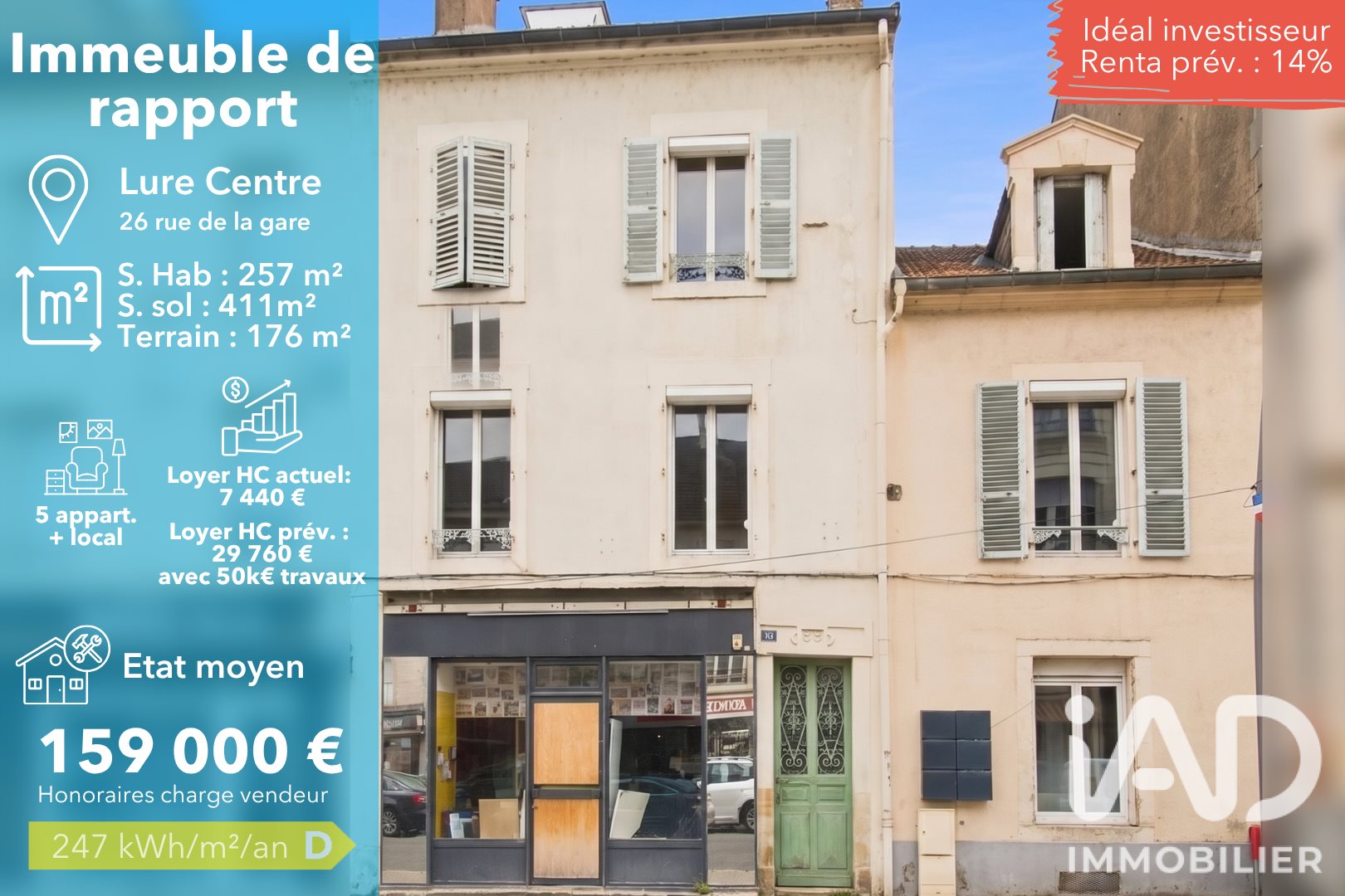 Maison à vendre, 411m², Lure