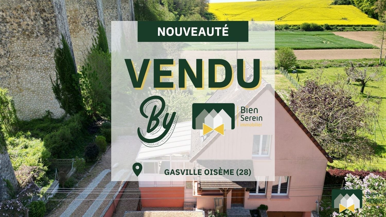 Maison à vendre, 74m², Gasville-Oisème