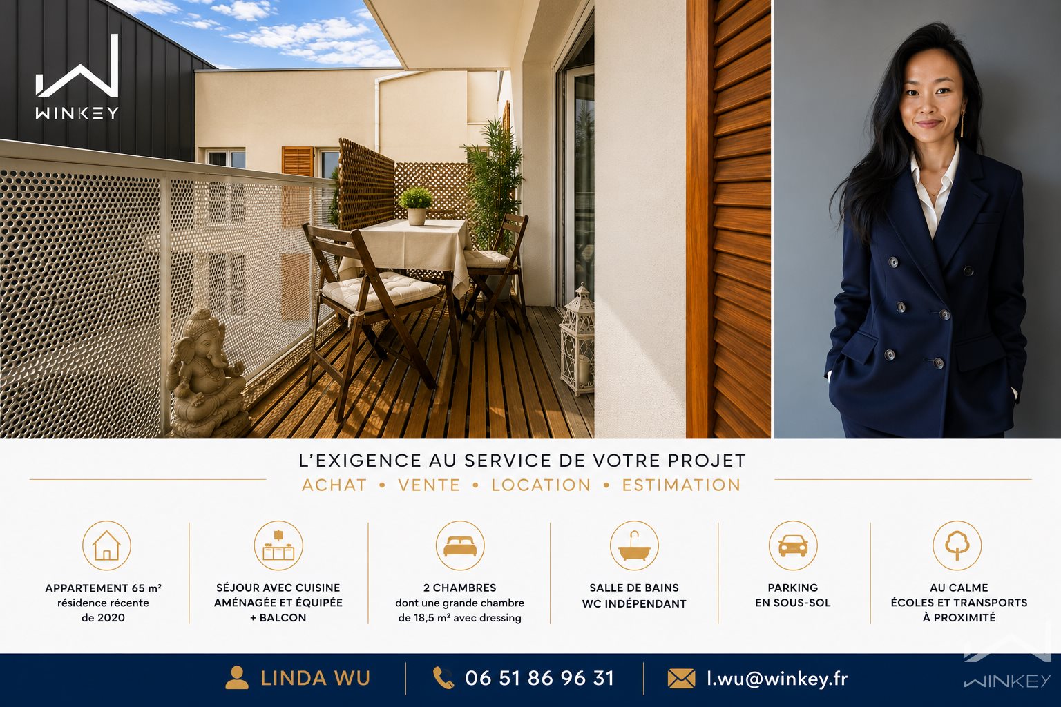 Appartement à vendre, 65m², Villeneuve-le-Roi