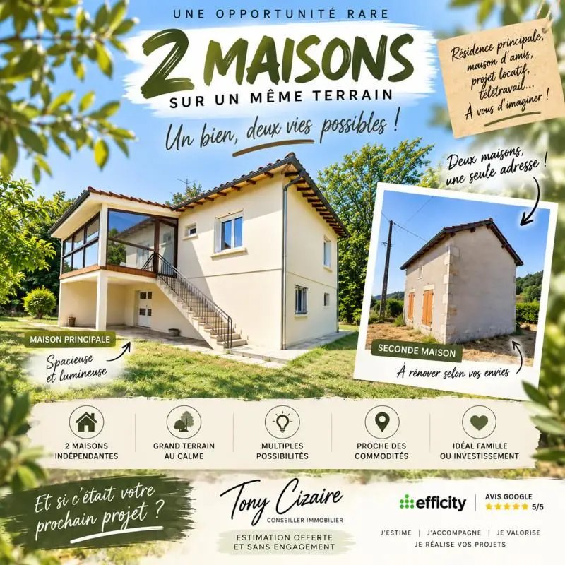 Maison à vendre, 140m², Clermont-Dessous