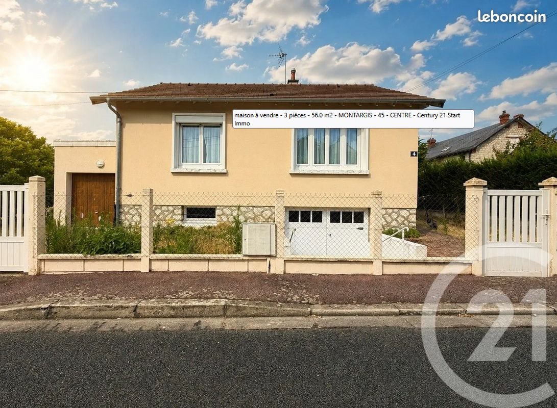 Maison à vendre, 60m², Montargis
