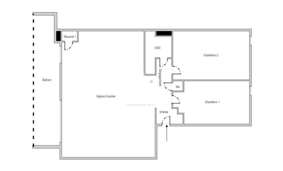 Appartement à vendre, 52m², Bernay