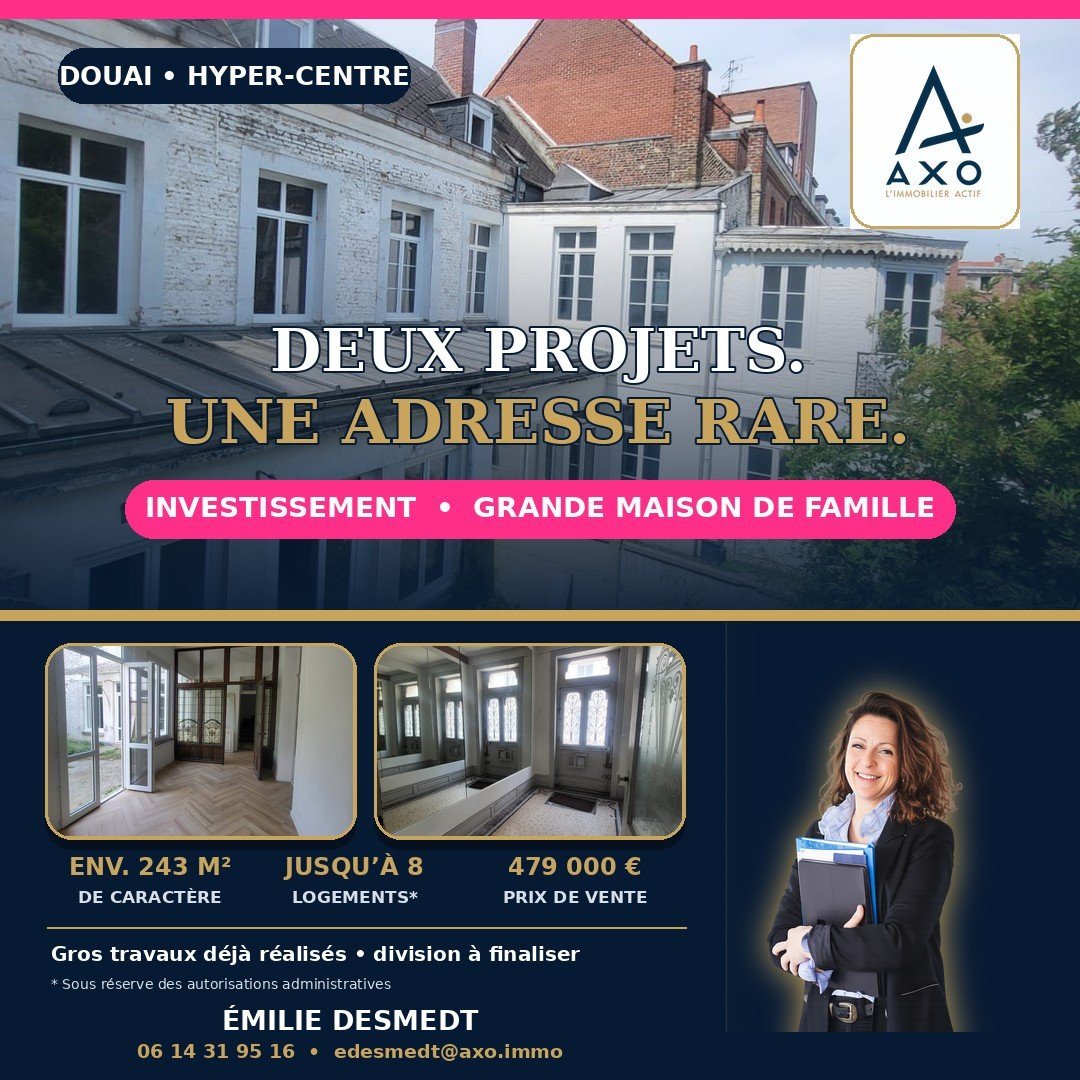 Maison à vendre, 243m², Douai